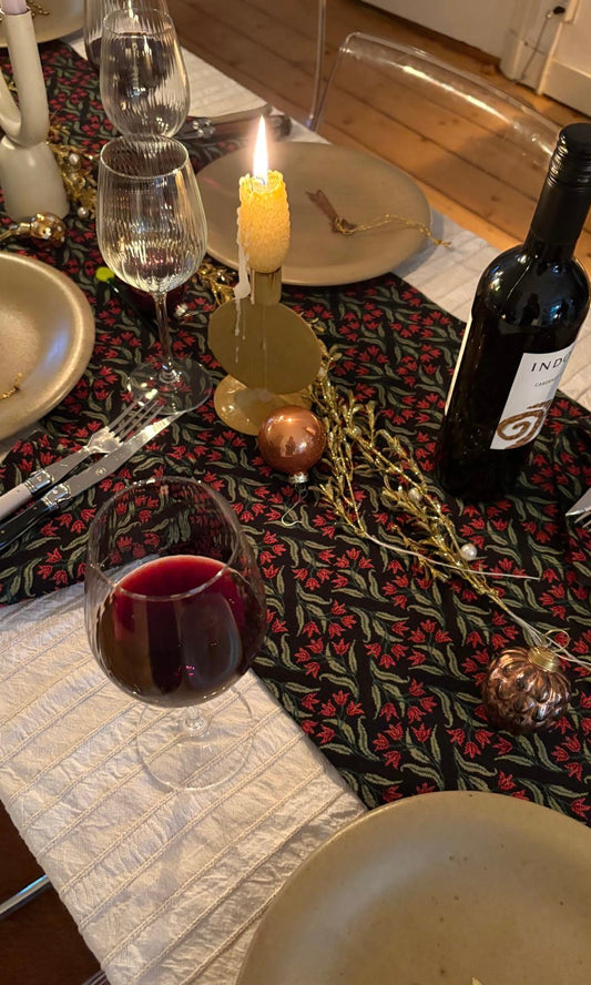 Tafelloper met 8 servetten