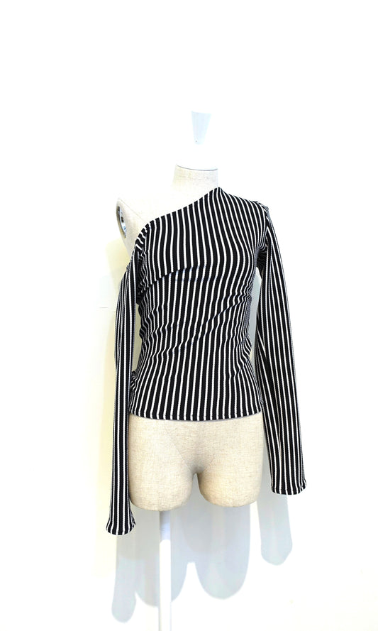 Scheef Schoudertje Top