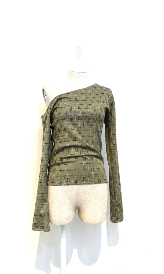 Scheef Schoudertje Top