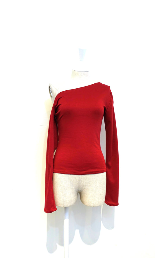 Scheef Schoudertje Top