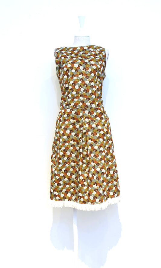 Vintage Rework Jurk - Fonkel Franje