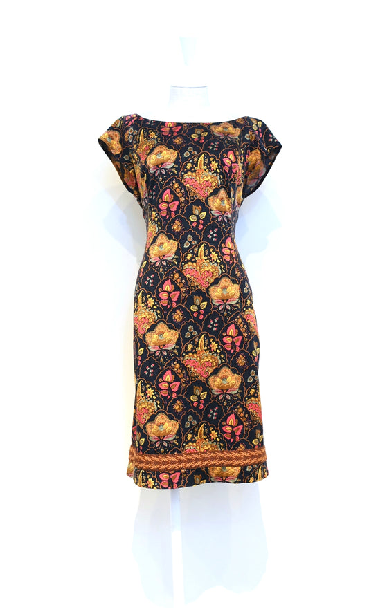 Vintage Rework Jurk - Hoopje Herfst