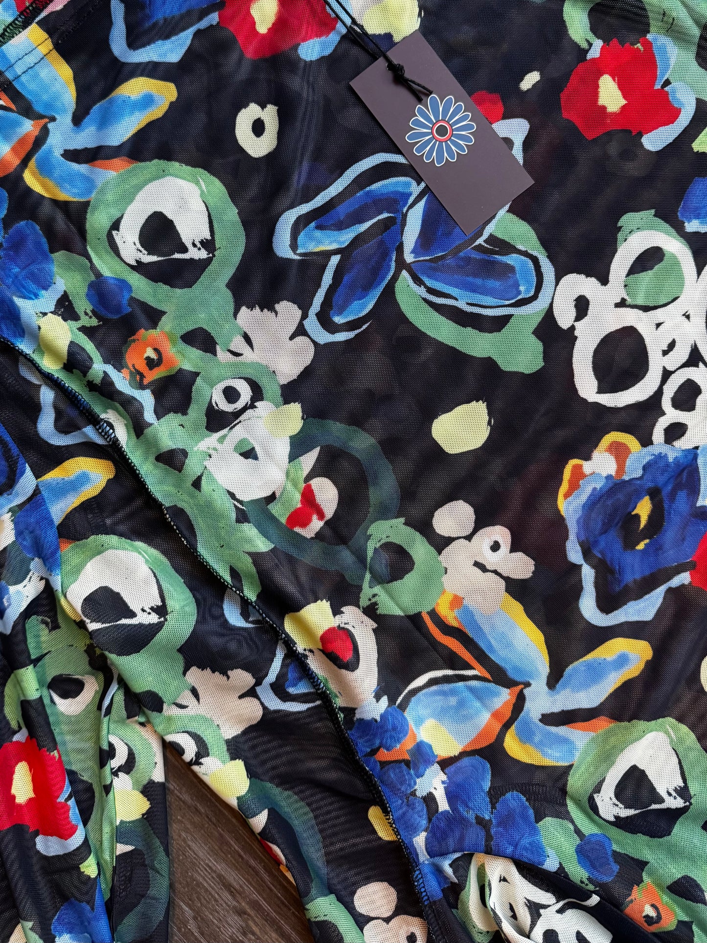 REWORK wikkeltop met bloemenprint