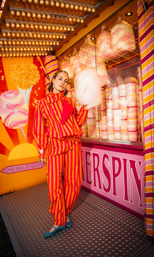 Ballonbroek met overslag detail aan voorkant