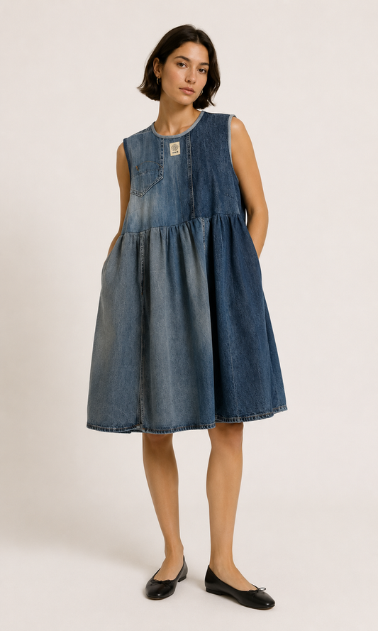 REWORK denim jurk