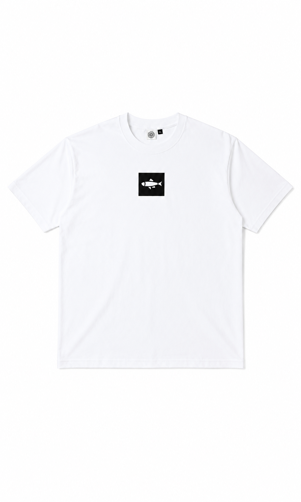 Wit T-shirt met haring - editie 3