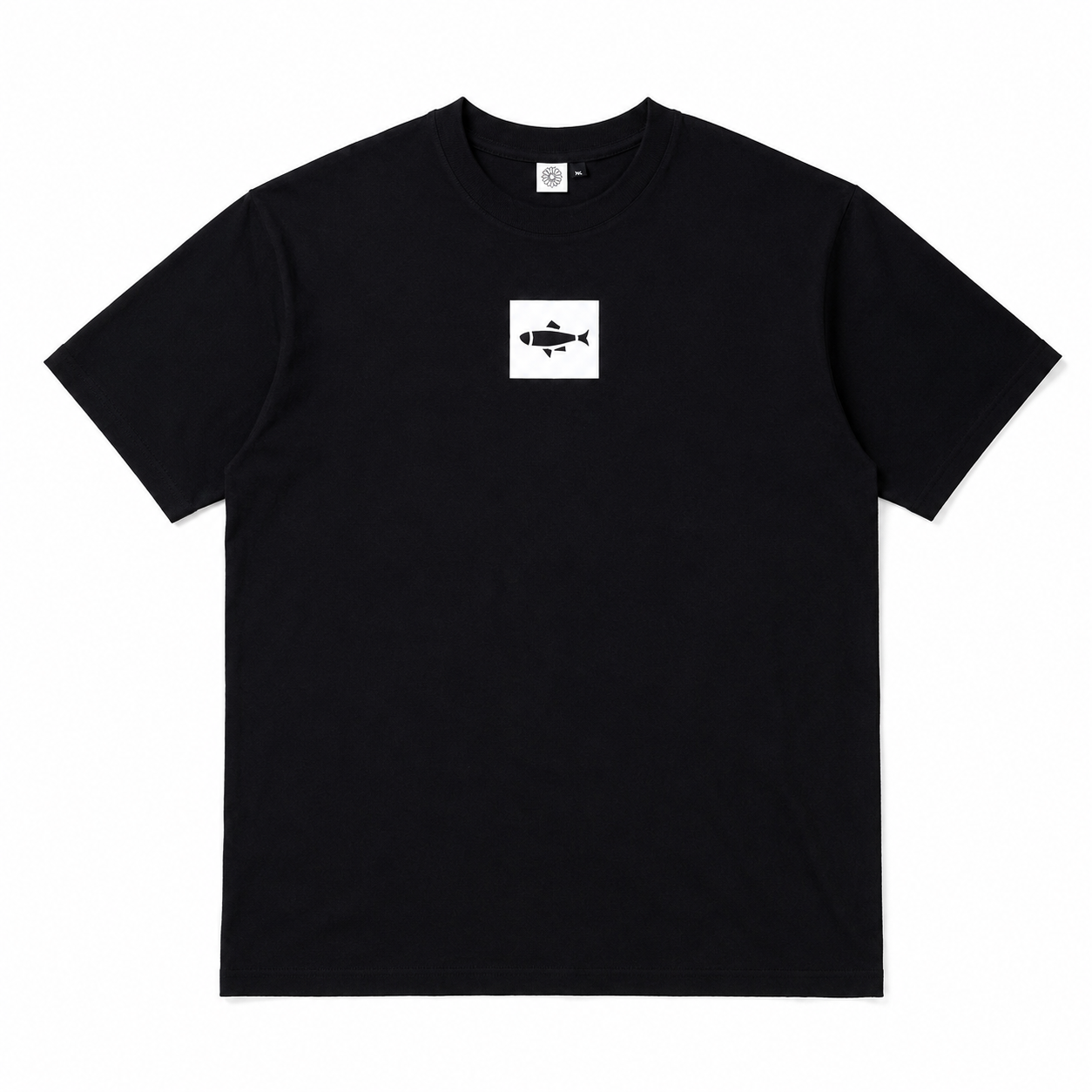 Zwart T-shirt met haring - editie 3