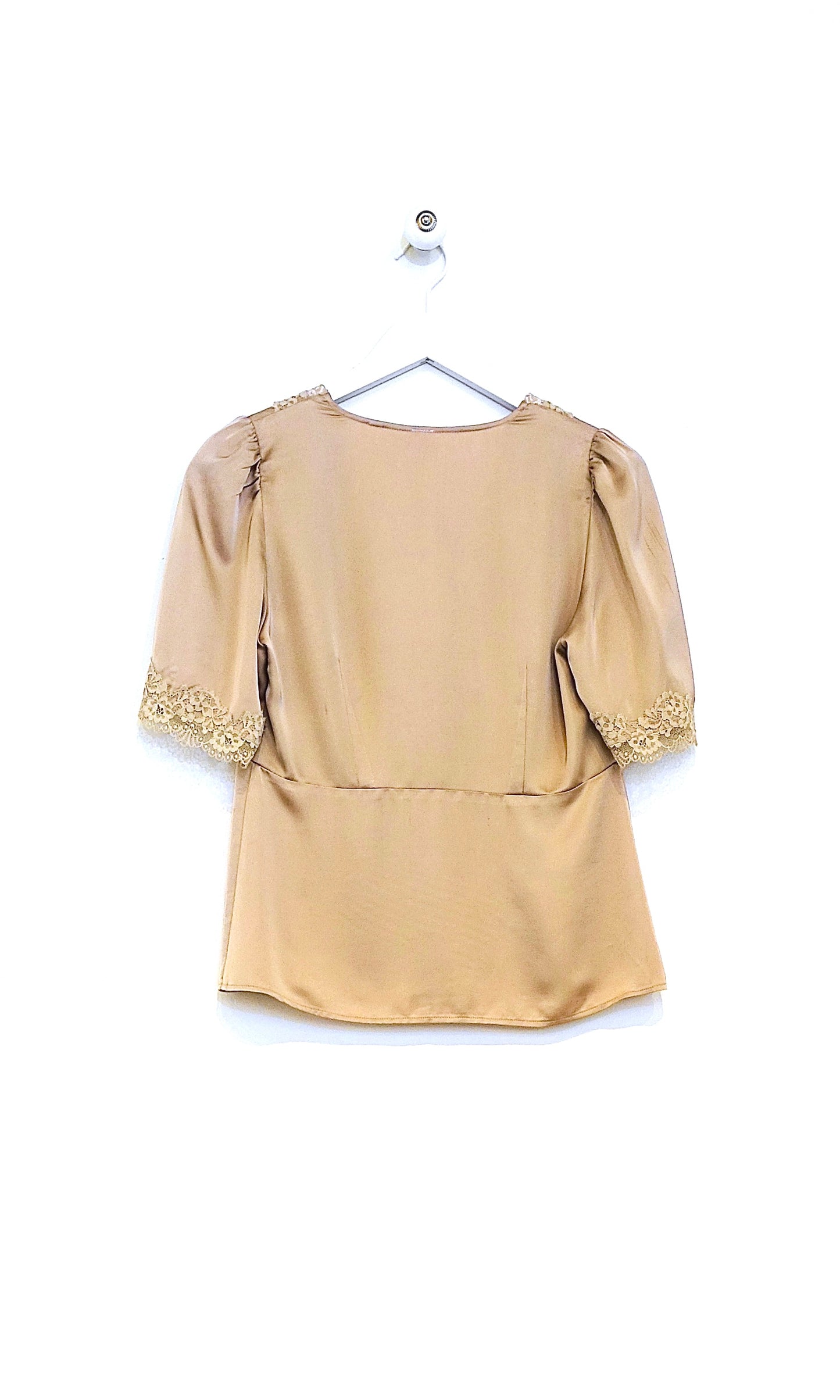 Vintage Rework Top - Beige Babe