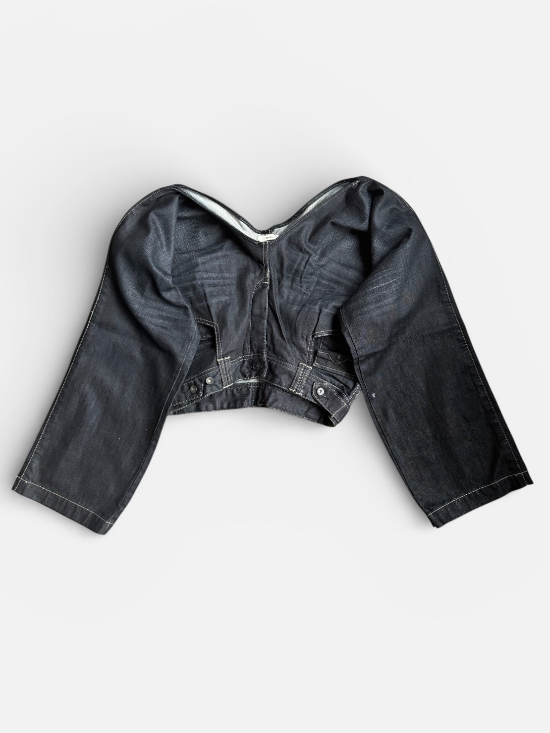 REWORK ondersteboven broektop