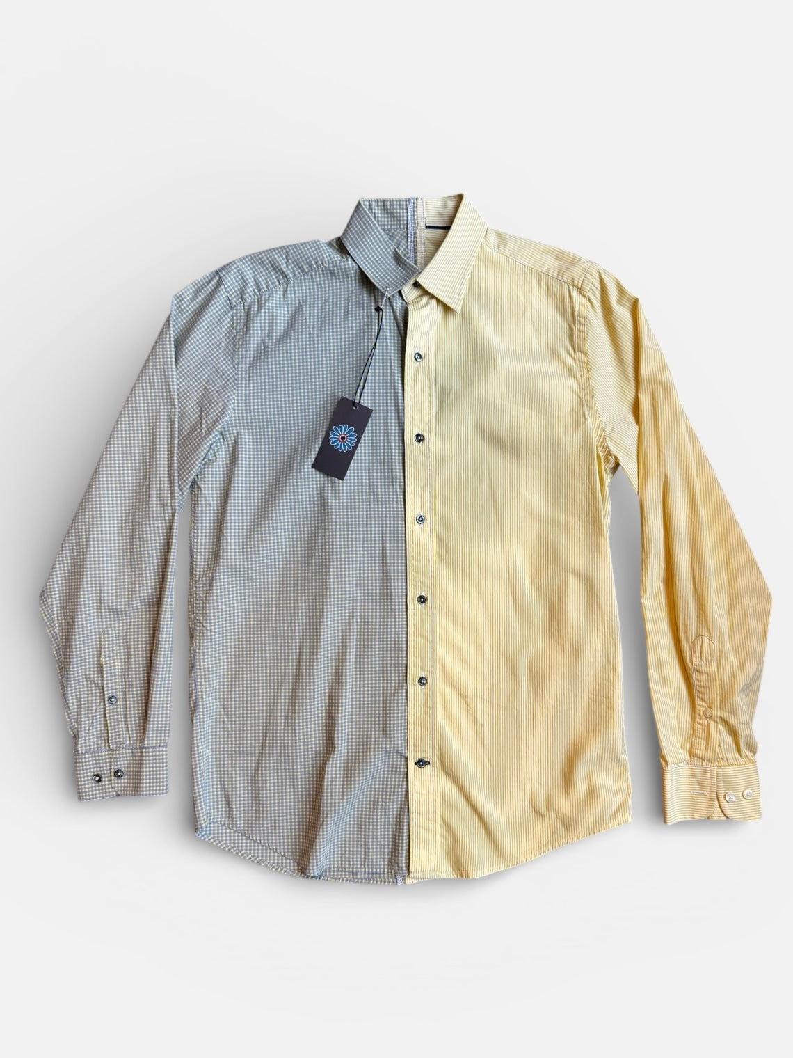 REWORK tweezijdig geruit overhemd