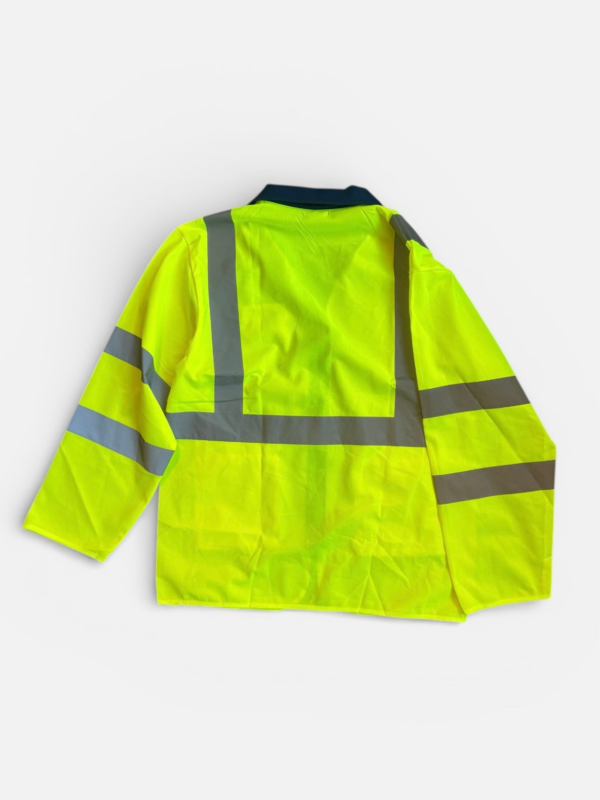 REWORK fluor jas met kraag