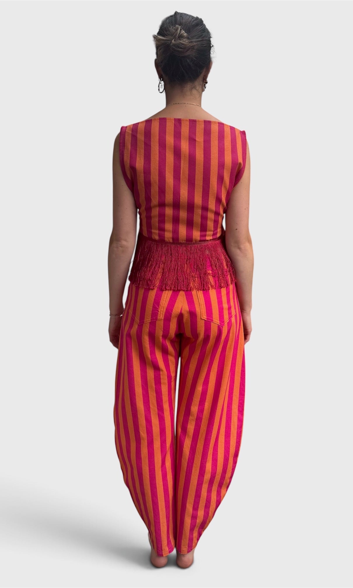 Ballonbroek met overslag detail aan voorkant