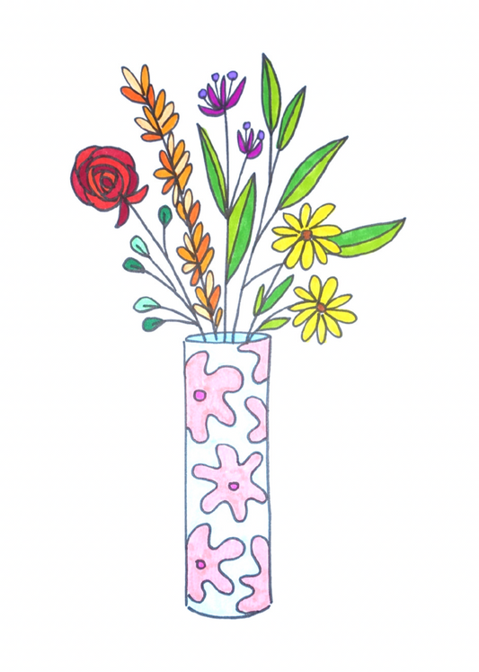 Bloemenkaartje