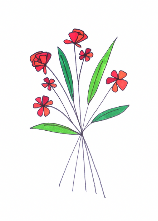 Bloemenkaartje