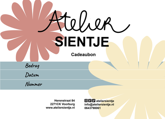 Atelier Sientje Cadeaubon